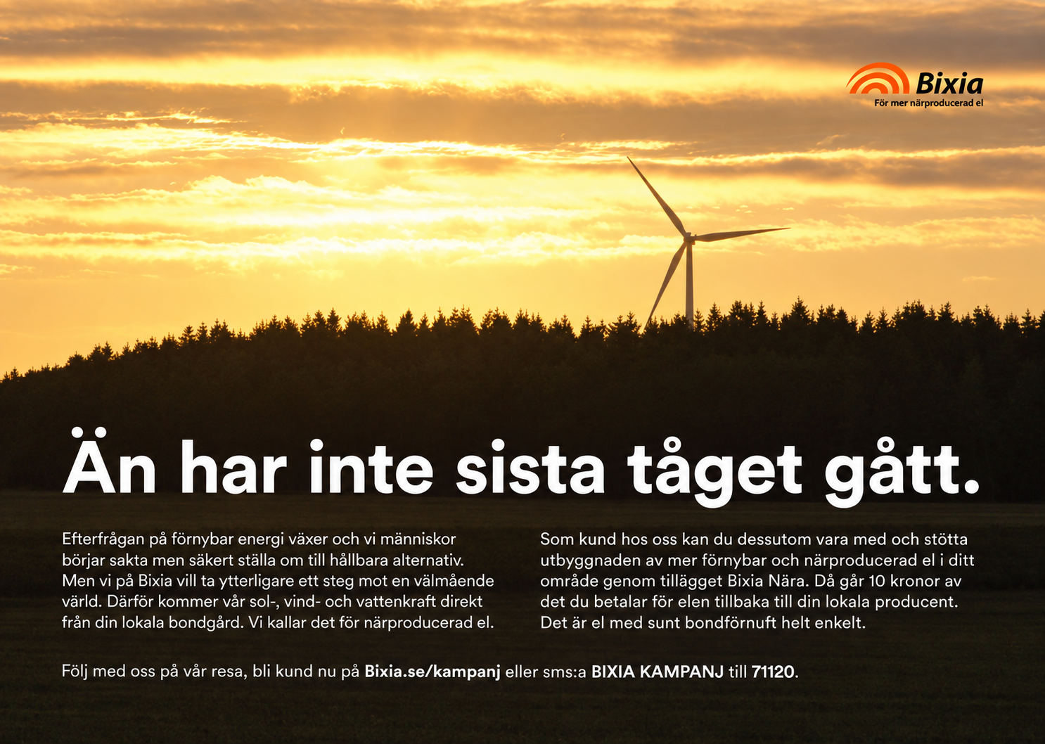 Bixia-annons Än har inte sista tåget gått på SJ-tåg
