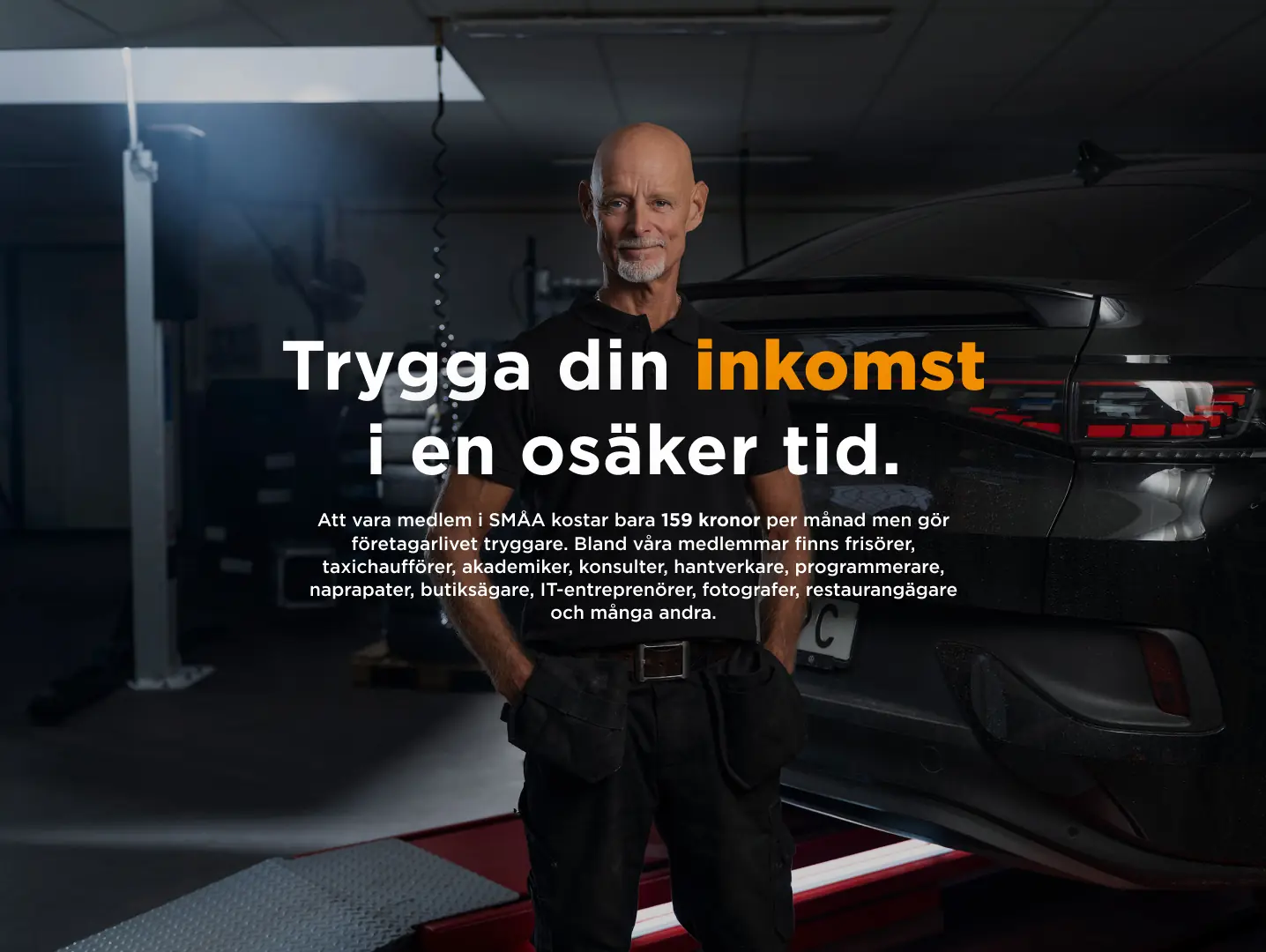 SMÅA-kampanj med företagare inom bilservice