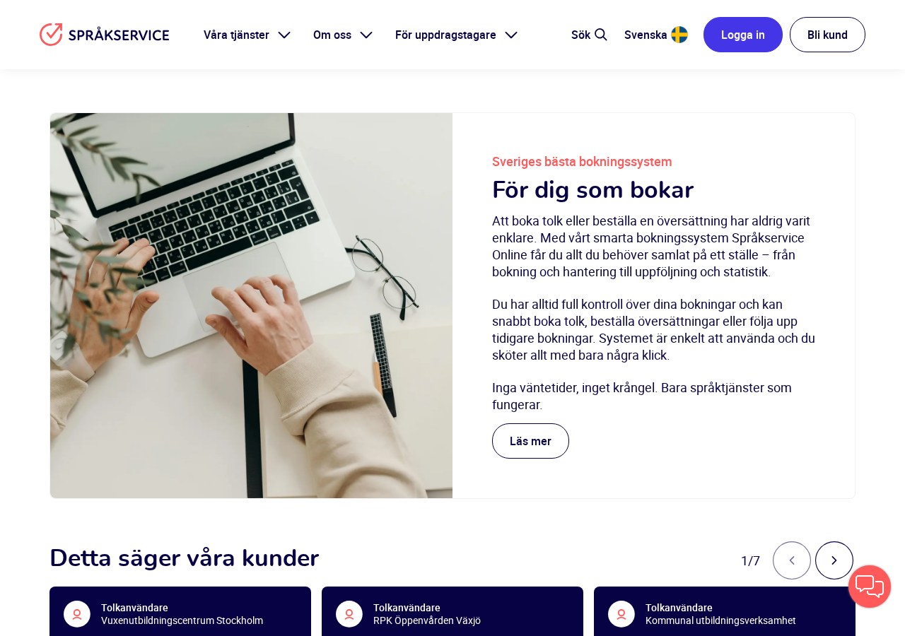 Sektion 2 på sprakservice.se