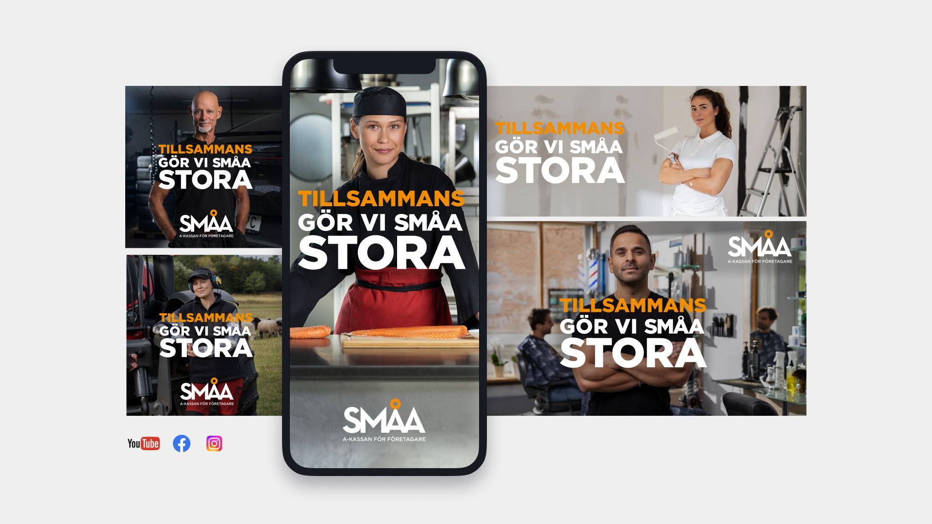 SMÅA:s kampanj i sociala medier